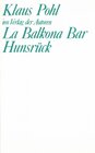 Buchcover La Balkona Bar. Hunsrück