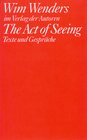 Buchcover The Act of Seeing