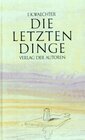 Buchcover Die letzten Dinge