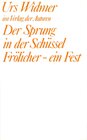 Buchcover Der Sprung in der Schüssel /Frölicher - ein Fest