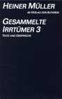 Buchcover Gesammelte Irrtümer / Gesammelte Irrtümer 3