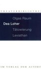 Buchcover Olgas Raum / Tätowierung / Leviathan
