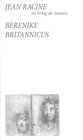 Buchcover Berenike / Britannicus