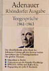 Buchcover Adenauer - Rhöndorfer Ausgabe