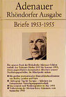 Buchcover Briefe 1953-1955