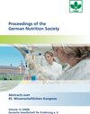 Buchcover Proceedings of the German Nutrition Society - Volume 12 (2008)