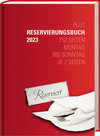 Buchcover Reservierungsbuch "Plus" 2023