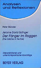 Buchcover Salinger,Jerome D. - Der Fänger im Roggen (The Catcher in the Rye)
