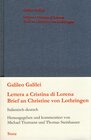 Buchcover Brief an Christine von Lothringen /Lettera a Cristina die Lorena