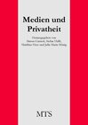 Buchcover Medien und Privatheit