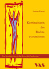 Buchcover Kontinuität des Rechtsextremismus