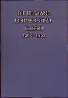 Buchcover Die humane Universität. Bielefeld. 1969-1992