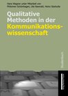 Buchcover Qualitative Methoden in der Kommunikationswissenschaft