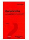 Buchcover Charakteristika homöopathischer Arzneimittel