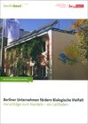 Buchcover Berliner Unternehmen fördern Biologische Vielfalt