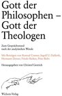 Buchcover Gott der Philosophen - Gott der Theologen