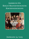 Buchcover Jahrbuch für Berlin-Brandenburgische Kirchengeschichte
