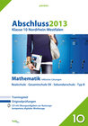 Buchcover Pauker. Die Lernhilfen / Abschluss 2013 - Mittlerer Schulabschluss Nordrhein-Westfalen Mathematik