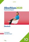 Buchcover Abschluss 2020 - Realschule Bayern Deutsch