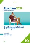 Buchcover Abschluss 2020 - Realschule Bayern Betriebswirtschaftslehre/Rechnungswesen