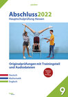 Buchcover Abschluss 2022 - Hauptschulprüfung Hessen