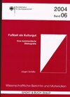 Buchcover Fussball als Kulturgut 1