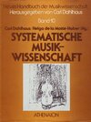 Buchcover Neues Handbuch der Musikwissenschaft / Systematische Musikwissenschaft