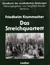 Buchcover Handbuch der musikalischen Gattungen / Das Streichquartett