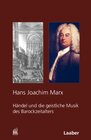 Buchcover Händel und die geistliche Musik des Barockzeitalters