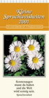 Buchcover Kleine Spruchweisheiten 2002