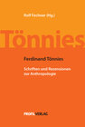Buchcover Ferdinand Tönnies: Anthropologische Schriften