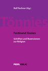 Buchcover Ferdinand Tönnies: Schriften und Rezensionen zur Religion