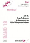 Buchcover Aktuelle Herausforderungen im Management von Weiterbildungsorganisationen