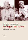 Buchcover Anfänge sind schön