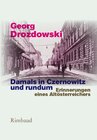 Buchcover Damals in Czernowitz und rundum
