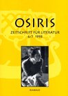 Buchcover Osiris. Zeitschrift für Literatur und Kunst