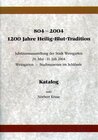 Buchcover 804-2004 1200 Jahre Heilig-Blut-Tradition