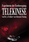 Buchcover Experimente der Fernbewegung - Telekinese