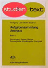 Buchcover Aufgabensammlung Analysis
