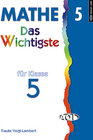 Buchcover Mathe - Das Wichtigste für Klasse 5