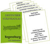 Buchcover Stadtmappe Regensburg - Deutscher Städteatlas