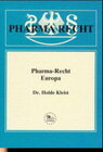 Buchcover Pharma-Recht Europa