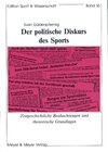 Buchcover Der politische Diskurs des Sports