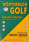 Buchcover Wörterbuch Golf /Dictionary of Golf