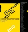 Buchcover Fliegende Wörter 2010. Postkartenkalender