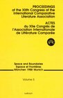 Buchcover Proceedings of the Congress of the ICLA (12th) /Actes du Congrès de l'AILC (12e)