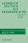 Buchcover Jahrbuch Deutsch als Fremdsprache. Intercultural German Studies