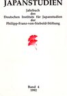 Buchcover Japanstudien. Jahrbuch des Deutschen Instituts für Japanstudien, Band 4/1992