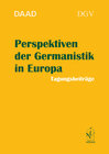 Buchcover Perspektiven der Germanistik in Europa