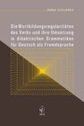 Buchcover Die Wortbildungsregularitäten des Verbs und ihre Umsetzung in didaktischen Grammatiken für Deutsch als Fremdsprache